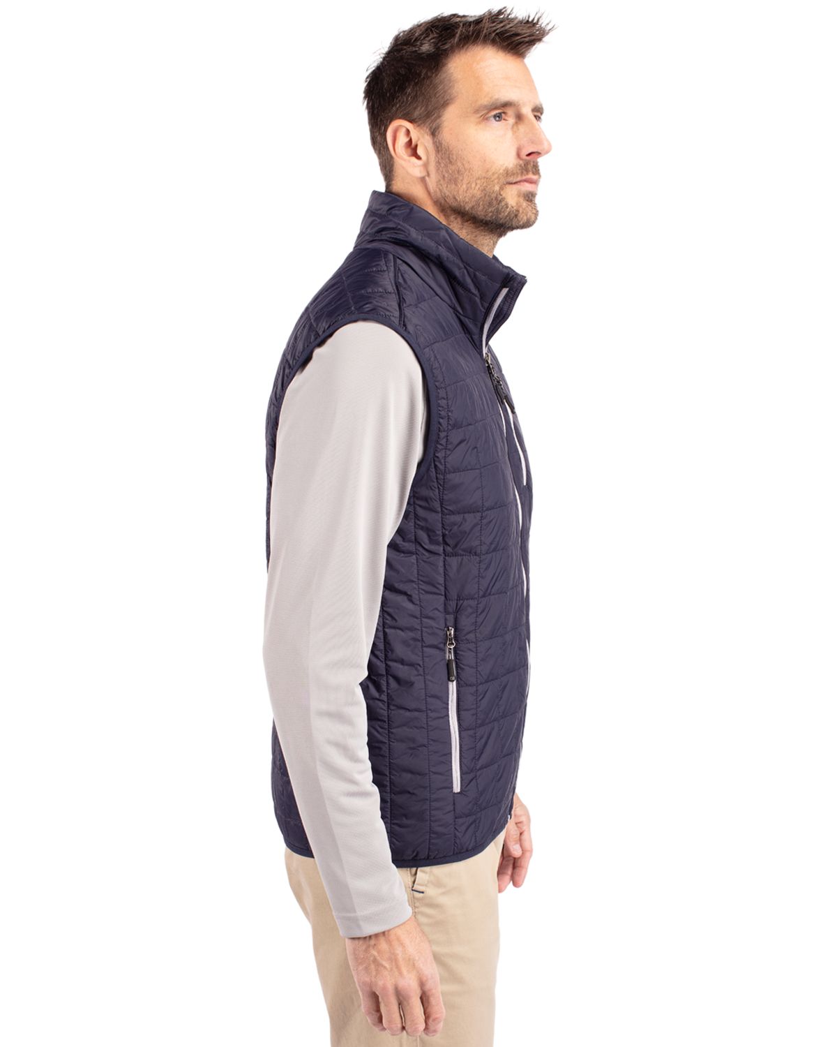 Cutter & Buck Men's Rainier Big & Tall Full Zip Vest