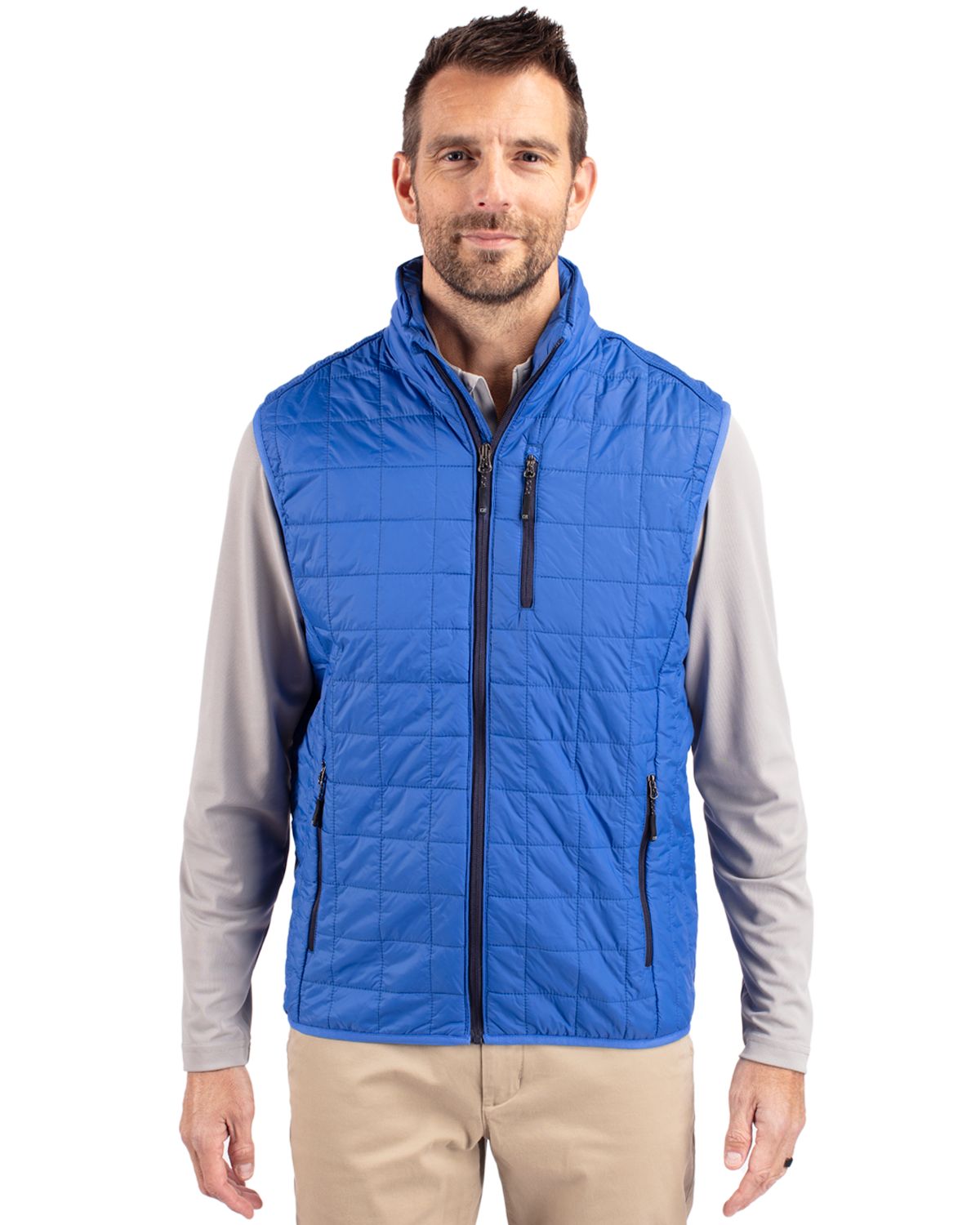 Cutter & Buck Men's Rainier Big & Tall Full Zip Vest