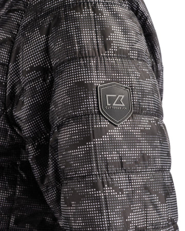 Cutter & Buck Women's Rainier Recycled Insulated Printed Puffer Full Zip Jacket