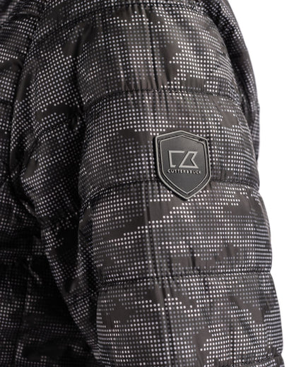 Cutter & Buck Women's Rainier Recycled Insulated Printed Puffer Full Zip Jacket