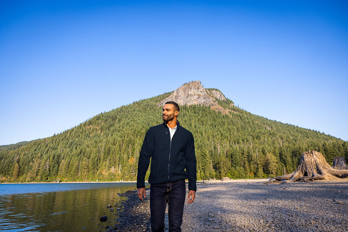 Cutter & Buck Men's Cascade Big & Tall Full Zip Jacket