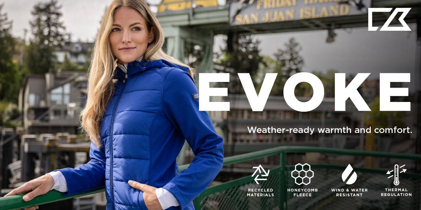 Cutter & Buck Men's Evoke Big & Tall Hybrid Full Zip Jacket