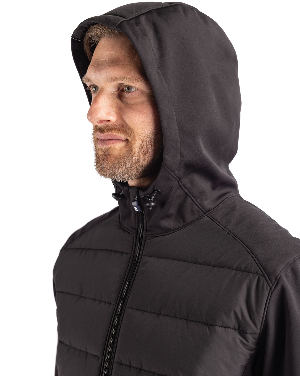 Cutter & Buck Men's Evoke Big & Tall Hybrid Full Zip Jacket