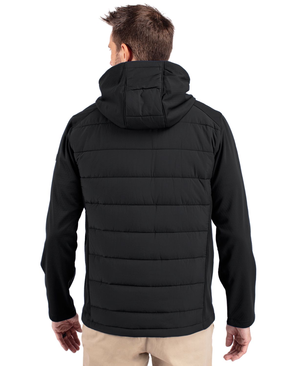 Cutter & Buck Men's Evoke Big & Tall Hybrid Full Zip Jacket