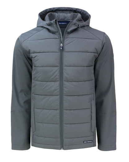 Cutter & Buck Men's Evoke Big & Tall Hybrid Full Zip Jacket