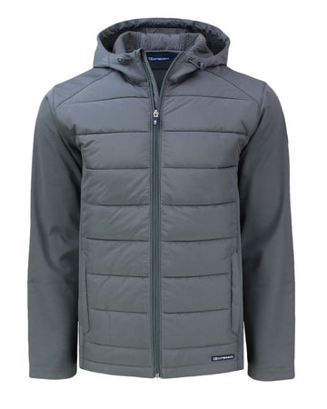 Cutter & Buck Men's Evoke Big & Tall Hybrid Full Zip Jacket