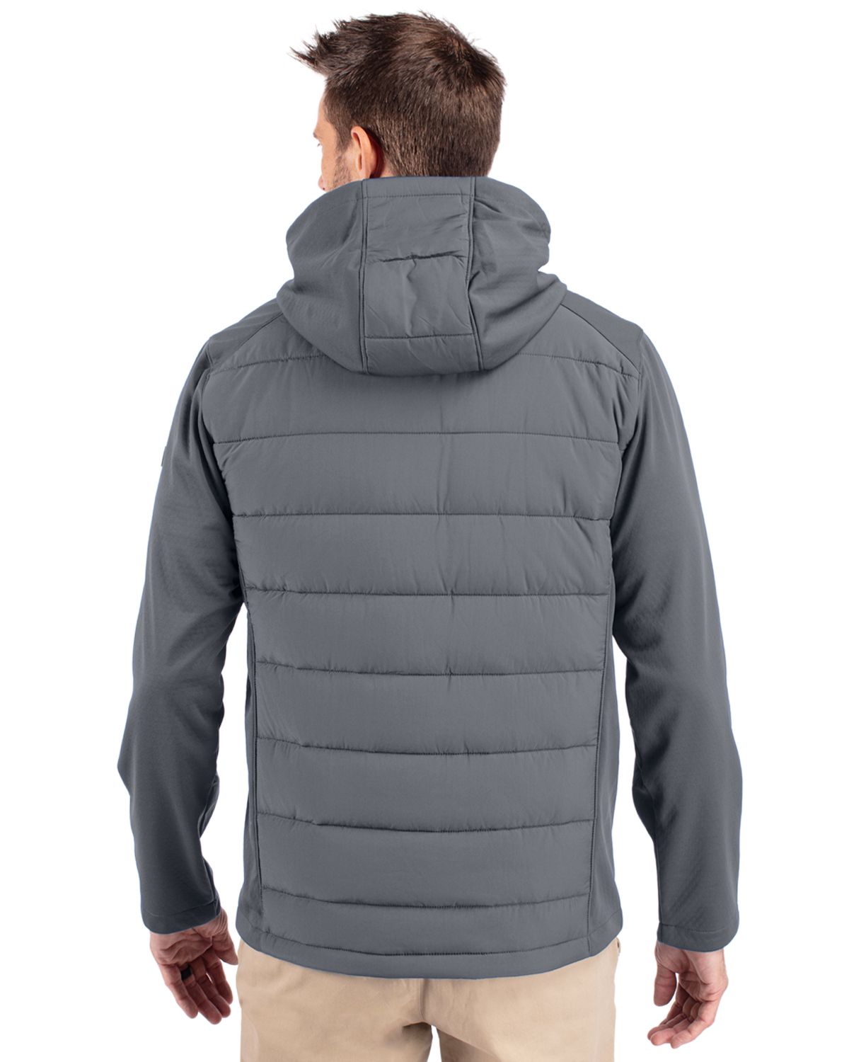 Cutter & Buck Men's Evoke Big & Tall Hybrid Full Zip Jacket