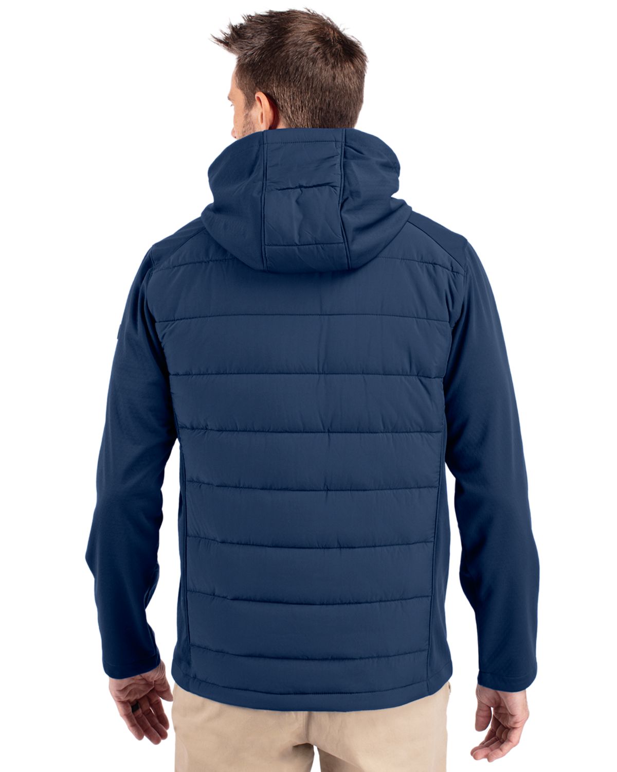Cutter & Buck Men's Evoke Big & Tall Hybrid Full Zip Jacket