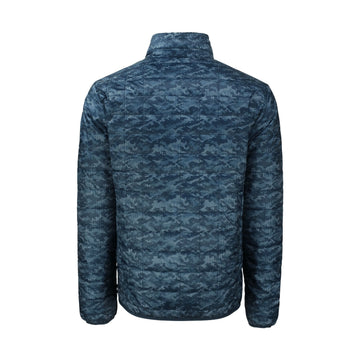 Cutter & Buck Men's Rainier Recycled Insulated Printed Puffer Full Zip Jacket