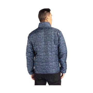 Cutter & Buck Men's Rainier Recycled Insulated Printed Puffer Full Zip Jacket