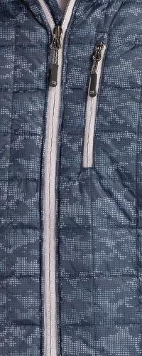 Cutter & Buck Men's Rainier Recycled Insulated Printed Puffer Full Zip Jacket