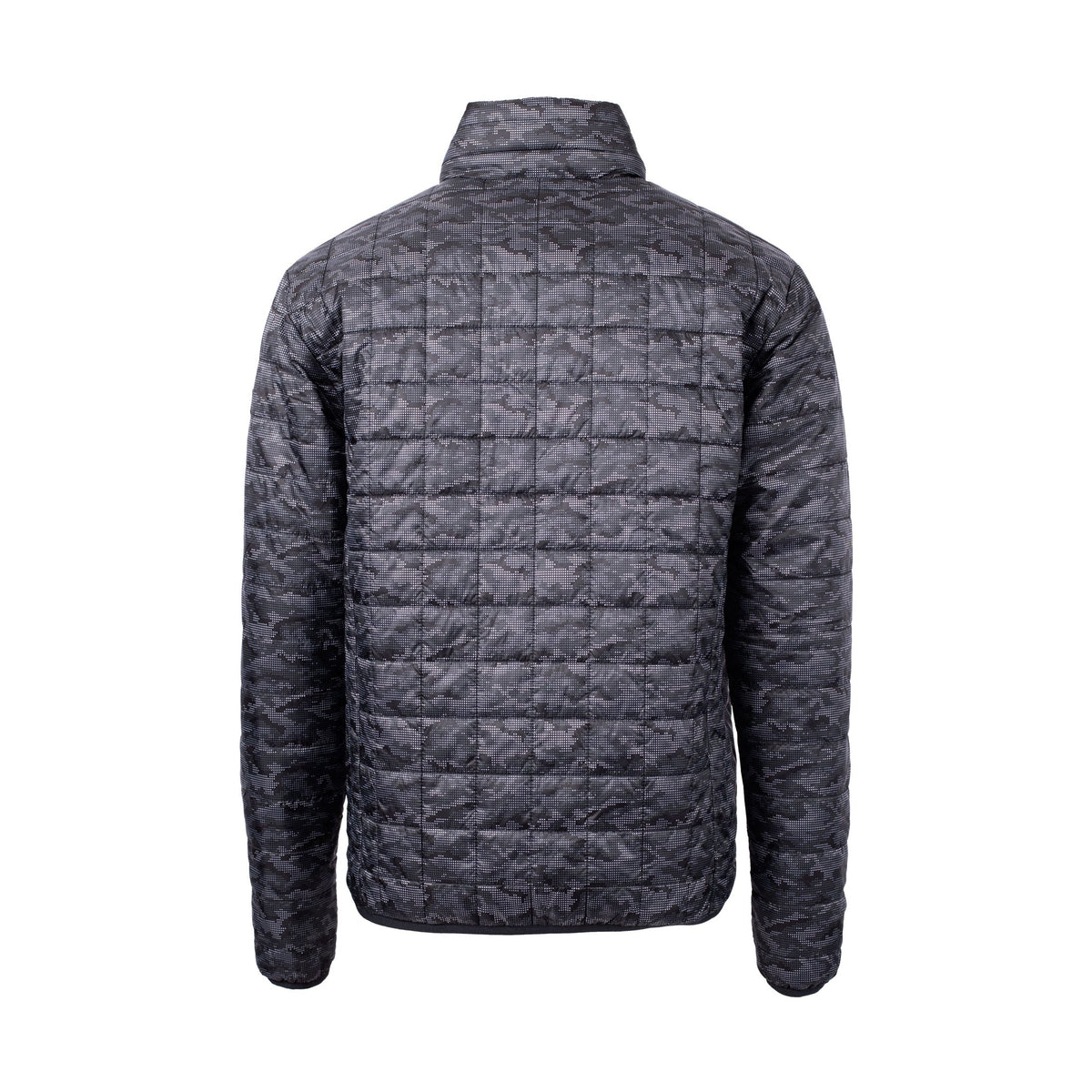 Cutter & Buck Men's Rainier Recycled Insulated Printed Puffer Full Zip Jacket