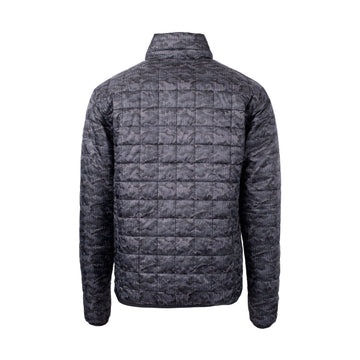 Cutter & Buck Men's Rainier Recycled Insulated Printed Puffer Full Zip Jacket