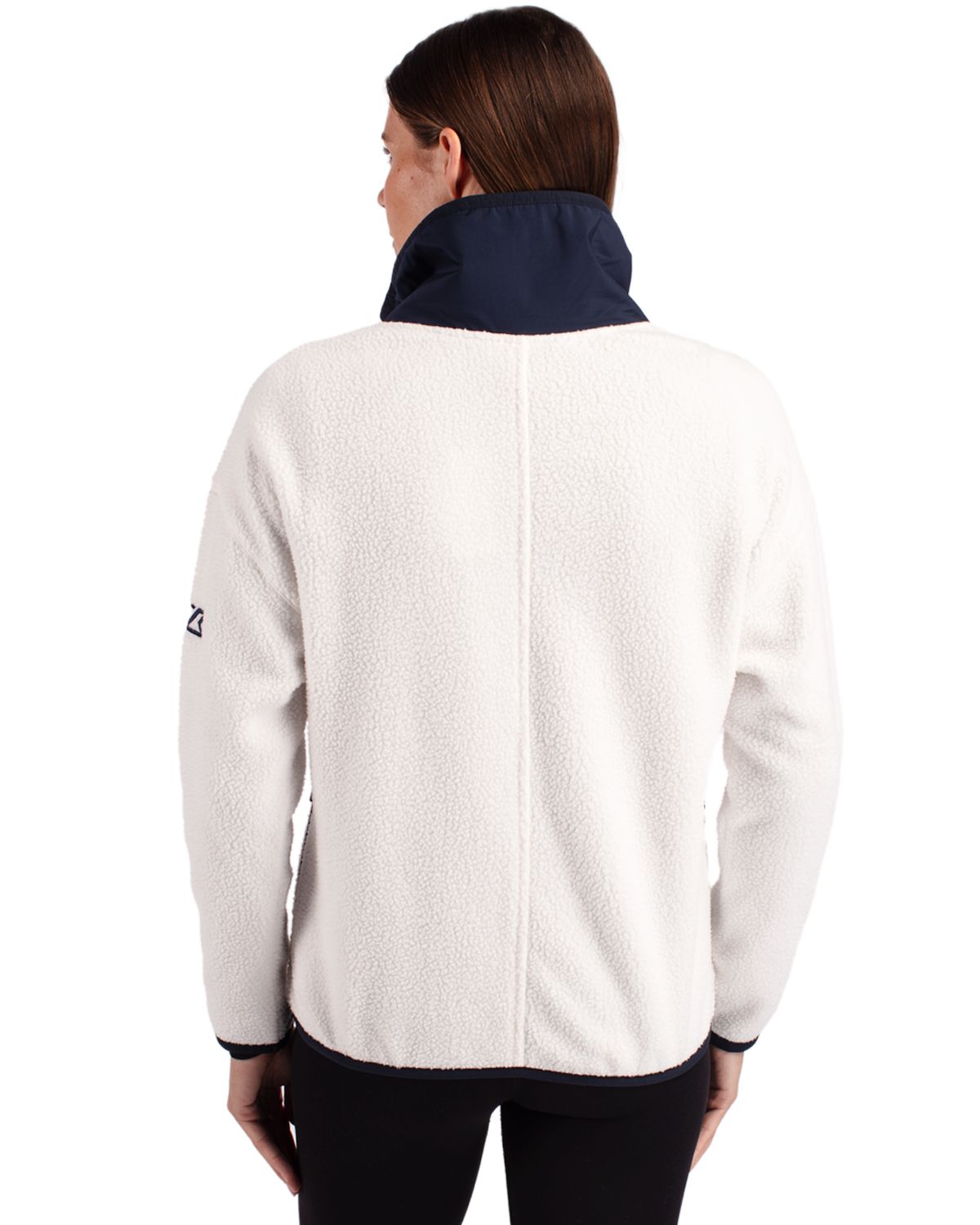 Cutter & Buck Women's Cascade Epic Comfort Recycled Sherpa Fleece Full Zip Jacket