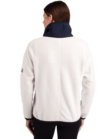 Cutter & Buck Women's Cascade Epic Comfort Recycled Sherpa Fleece Full Zip Jacket