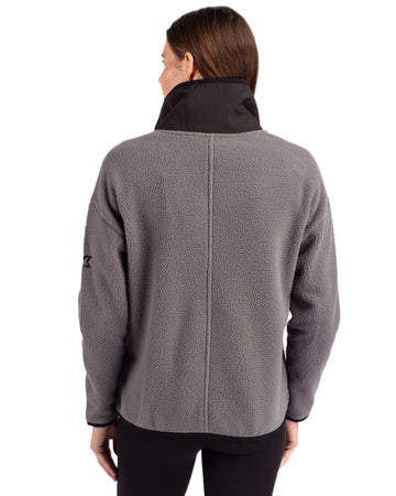 Cutter & Buck Women's Cascade Epic Comfort Recycled Sherpa Fleece Full Zip Jacket