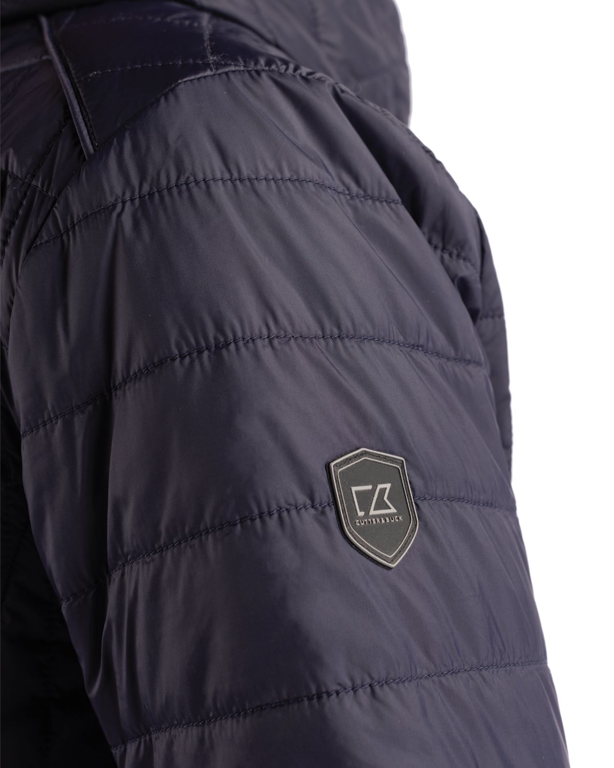 Cutter & Buck Men's Rainier Recycled Insulated Puffer Full Zip Hooded Jacket Jacket