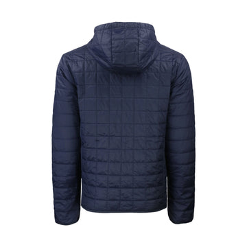Cutter & Buck Men's Rainier Recycled Insulated Puffer Full Zip Hooded Jacket Jacket