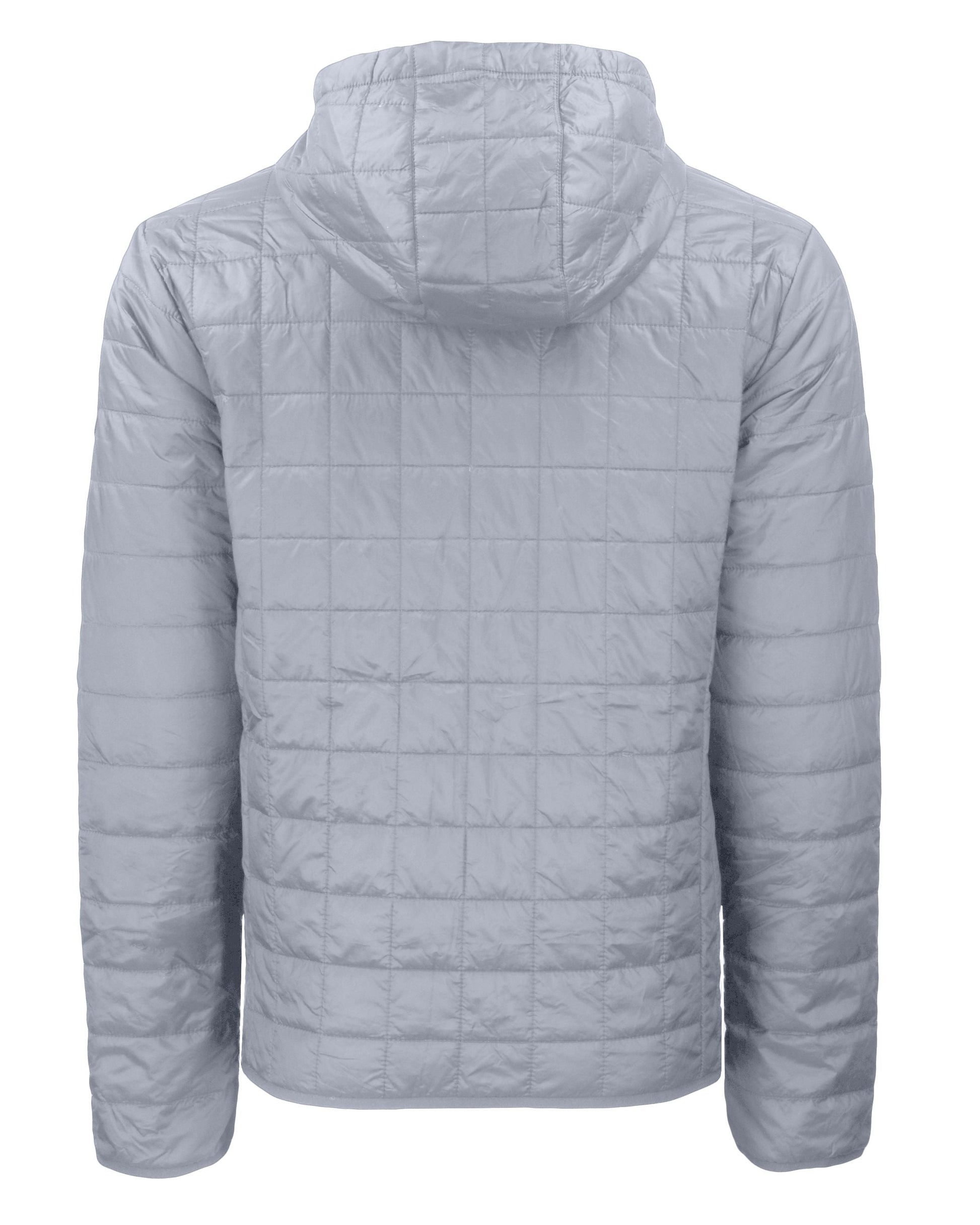 Cutter & Buck Men's Rainier Recycled Insulated Puffer Full Zip Hooded Jacket Jacket