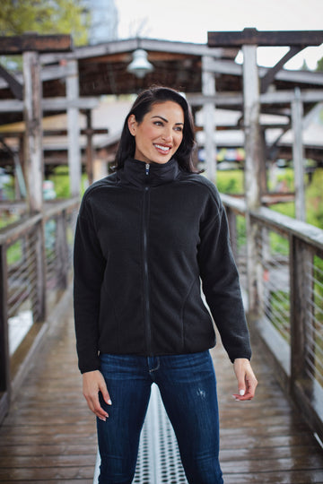 Cutter & Buck Women's Cascade Epic Comfort Recycled Sherpa Fleece Full Zip Jacket
