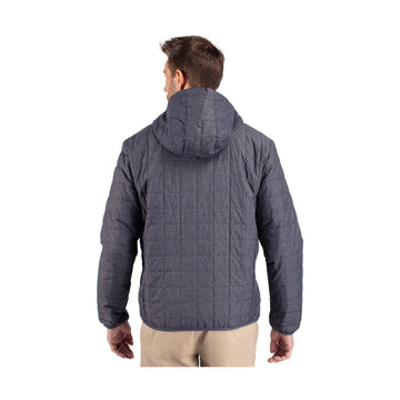 Cutter & Buck Men's Rainier Recycled Insulated Puffer Full Zip Hooded Jacket Jacket