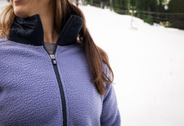 Cutter & Buck Women's Cascade Epic Comfort Recycled Sherpa Fleece Full Zip Jacket