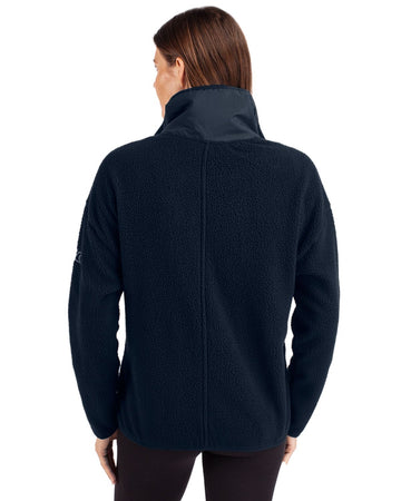 Cutter & Buck Women's Cascade Epic Comfort Recycled Sherpa Fleece Full Zip Jacket