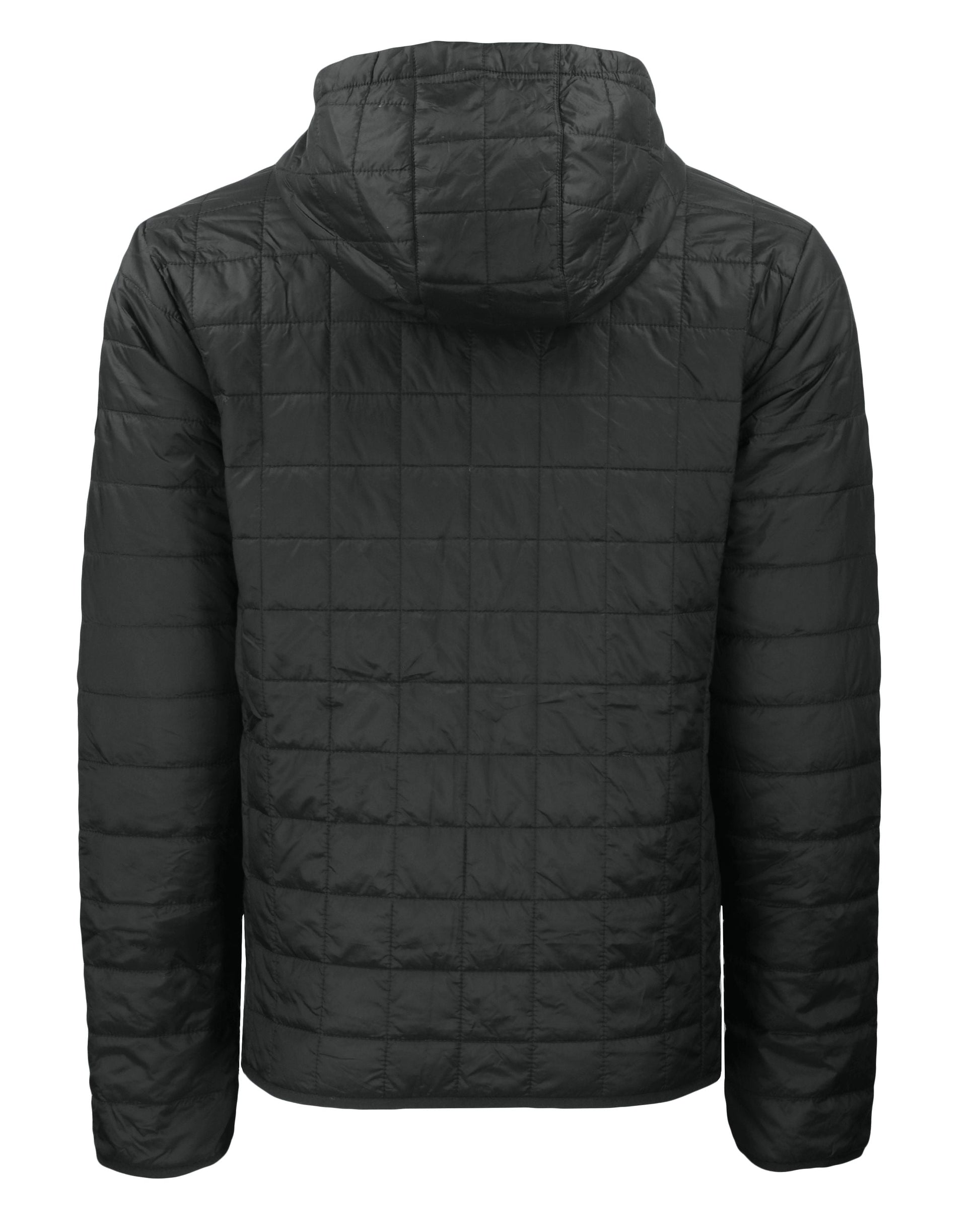 Cutter & Buck Men's Rainier Recycled Insulated Puffer Full Zip Hooded Jacket Jacket