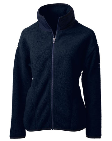 Cutter & Buck Women's Cascade Epic Comfort Recycled Sherpa Fleece Full Zip Jacket