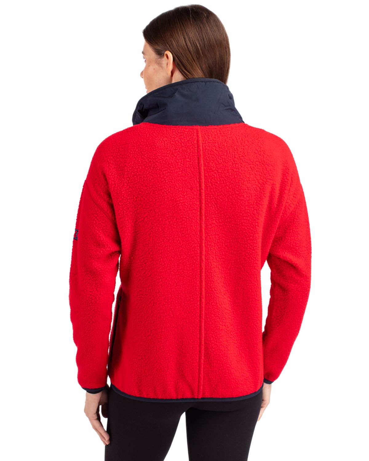 Cutter & Buck Women's Cascade Epic Comfort Recycled Sherpa Fleece Full Zip Jacket