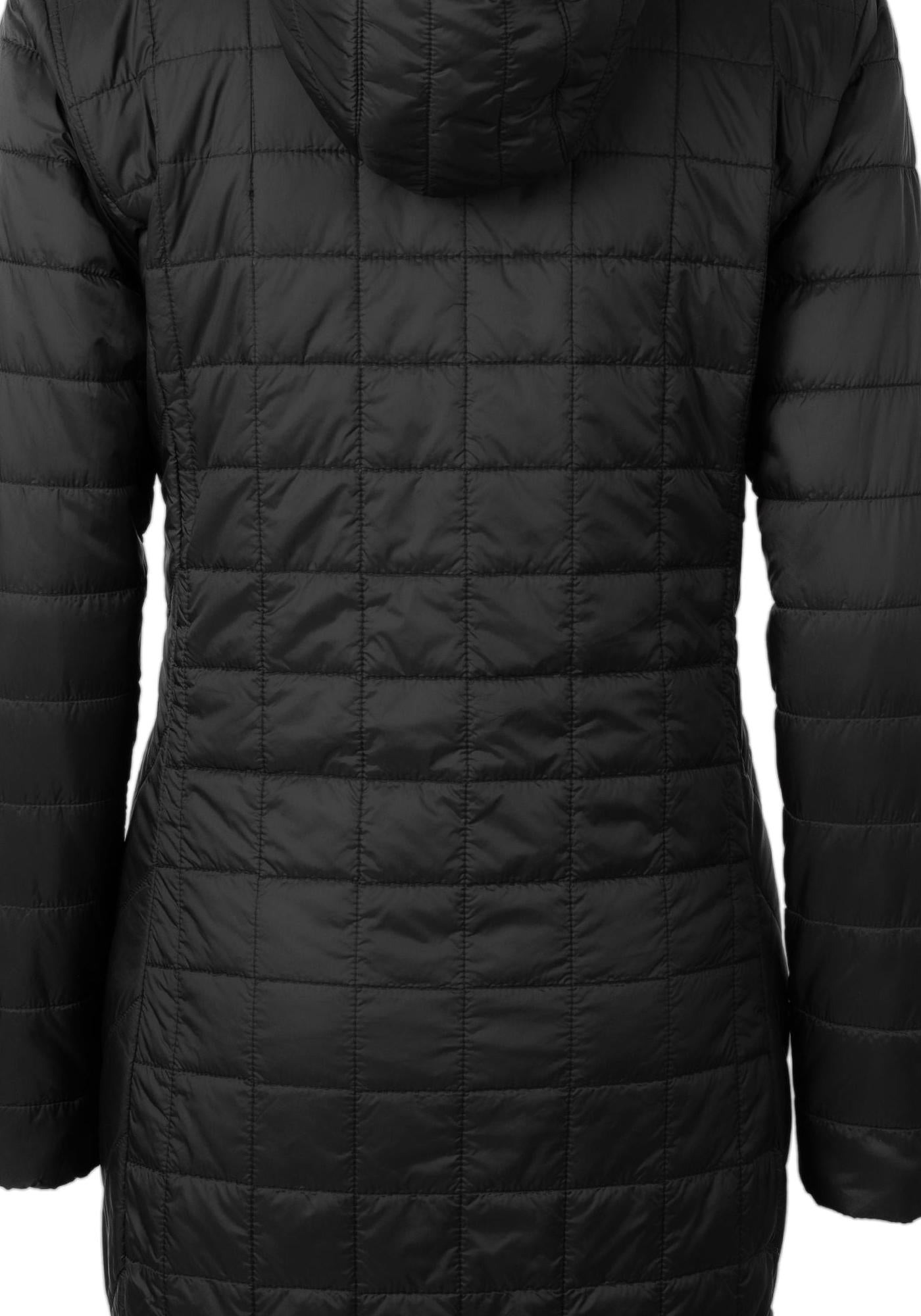 Cutter & Buck Women's Rainier Recycled Insulated Puffer Full Zip Hooded Long Coat