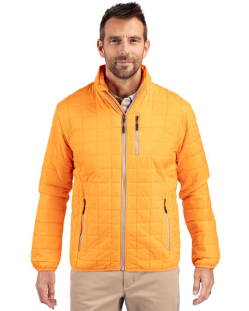 Cutter & Buck Men's Rainier Recycled Insulated Puffer Full Zip Jacket