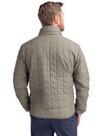 Cutter & Buck Men's Rainier Recycled Insulated Puffer Full Zip Jacket