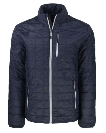 Cutter & Buck Men's Rainier Recycled Insulated Puffer Full Zip Jacket