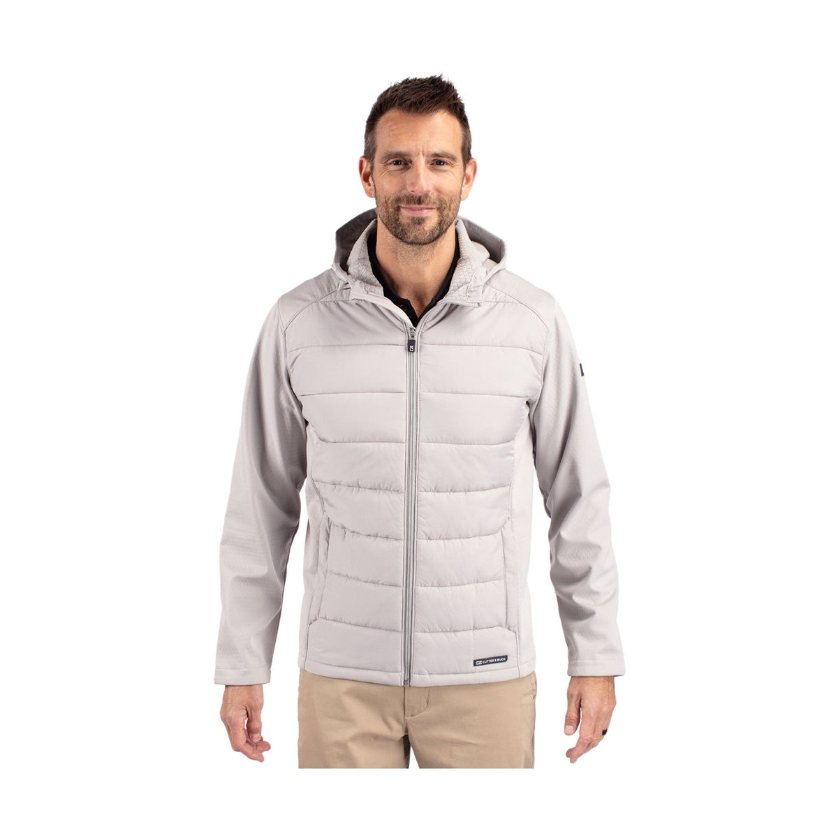 Cutter & Buck Men's Evoke Hybrid Full Zip Jacket-1