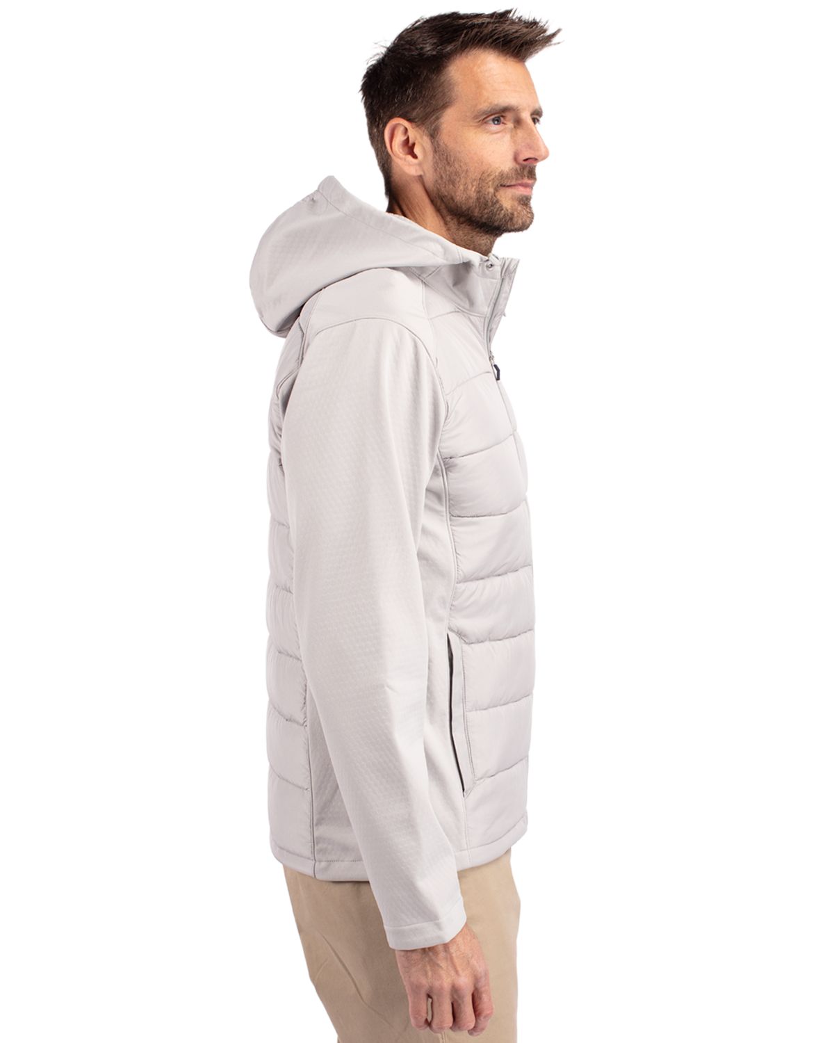 Cutter & Buck Men's Evoke Hybrid Full Zip Jacket