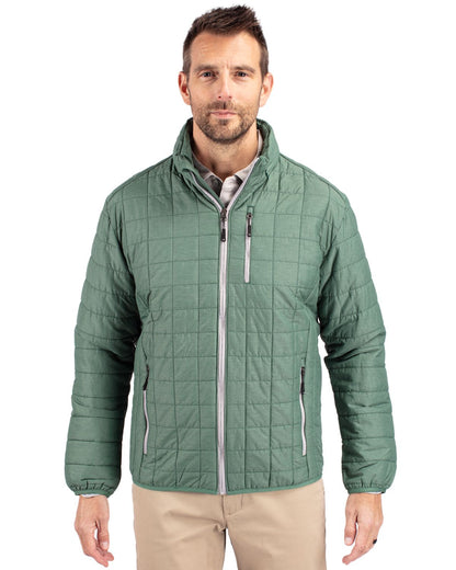 Cutter & Buck Men's Rainier Recycled Insulated Puffer Full Zip Jacket