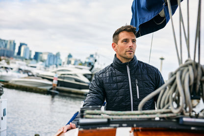 Cutter & Buck Men's Rainier Recycled Insulated Puffer Full Zip Jacket