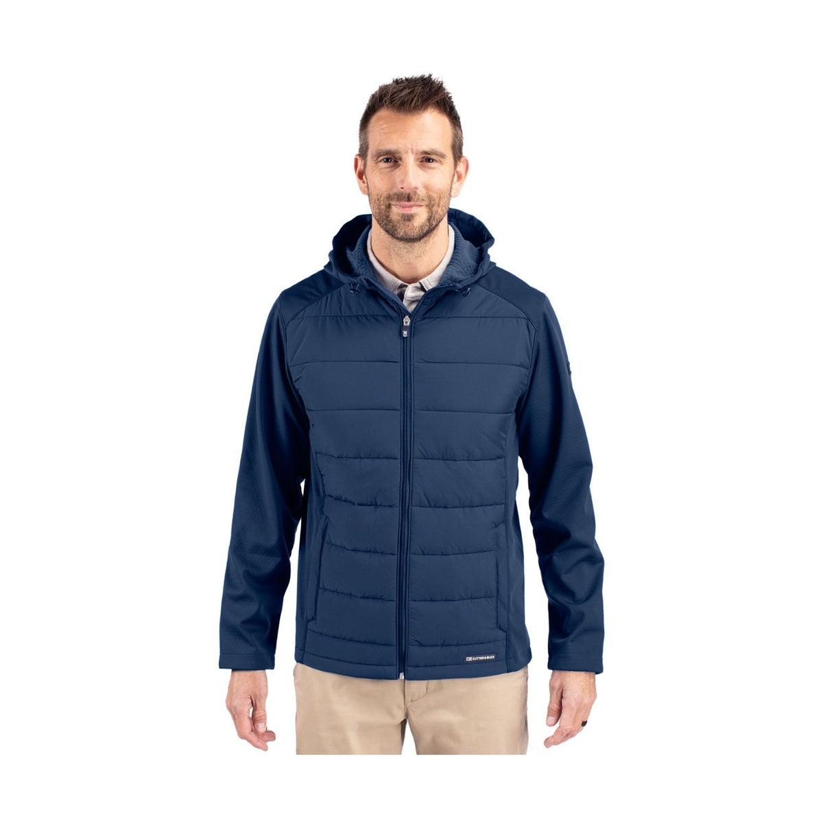 Cutter & Buck Men's Evoke Hybrid Full Zip Jacket-1