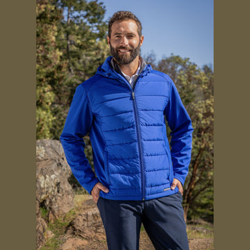Cutter & Buck Men's Evoke Hybrid Full Zip Jacket