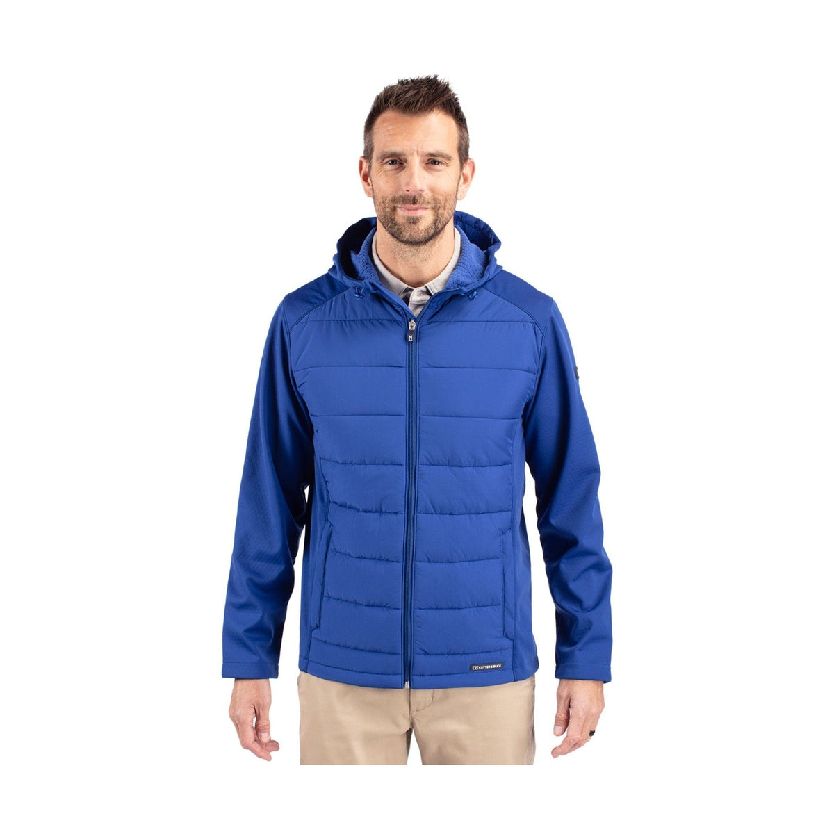 Cutter & Buck Men's Evoke Hybrid Full Zip Jacket