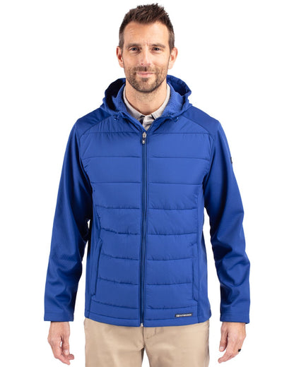 Cutter & Buck Men's Evoke Hybrid Full Zip Jacket