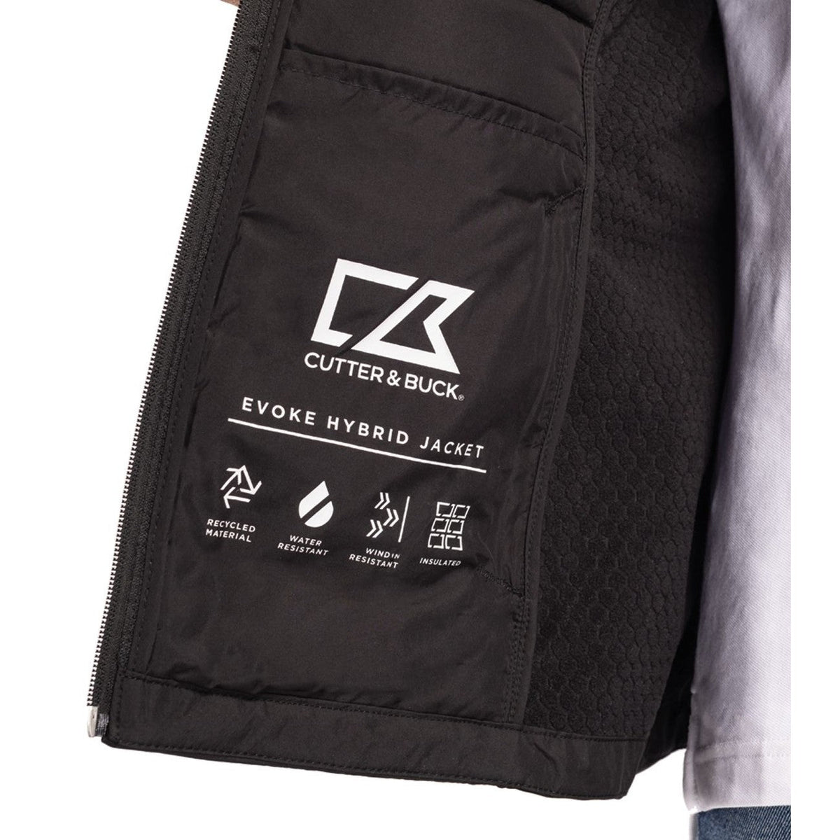 Cutter & Buck Men's Evoke Hybrid Full Zip Jacket