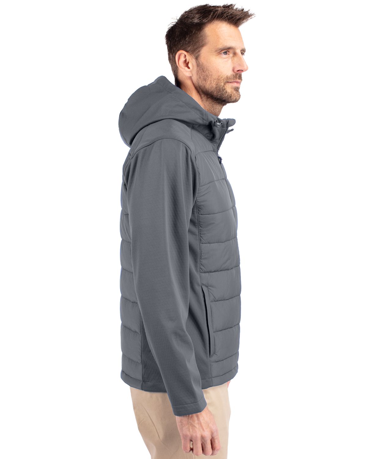Cutter & Buck Men's Evoke Hybrid Full Zip Jacket