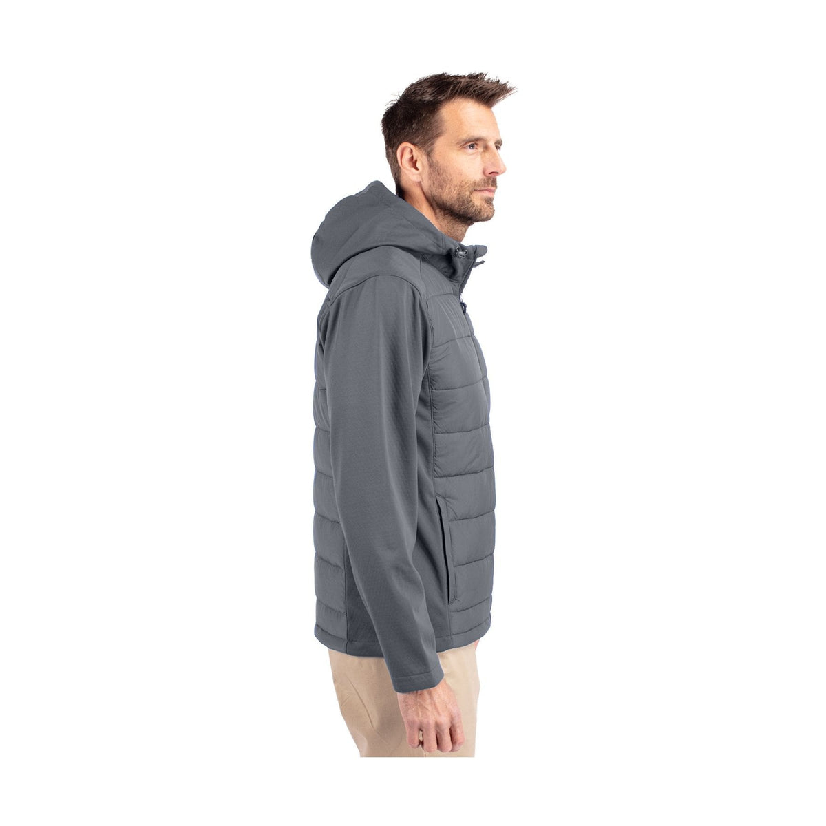Cutter & Buck Men's Evoke Hybrid Full Zip Jacket