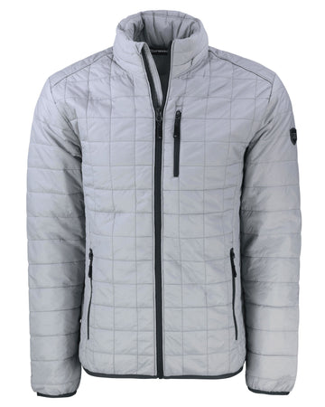 Cutter & Buck Men's Rainier Recycled Insulated Puffer Full Zip Jacket