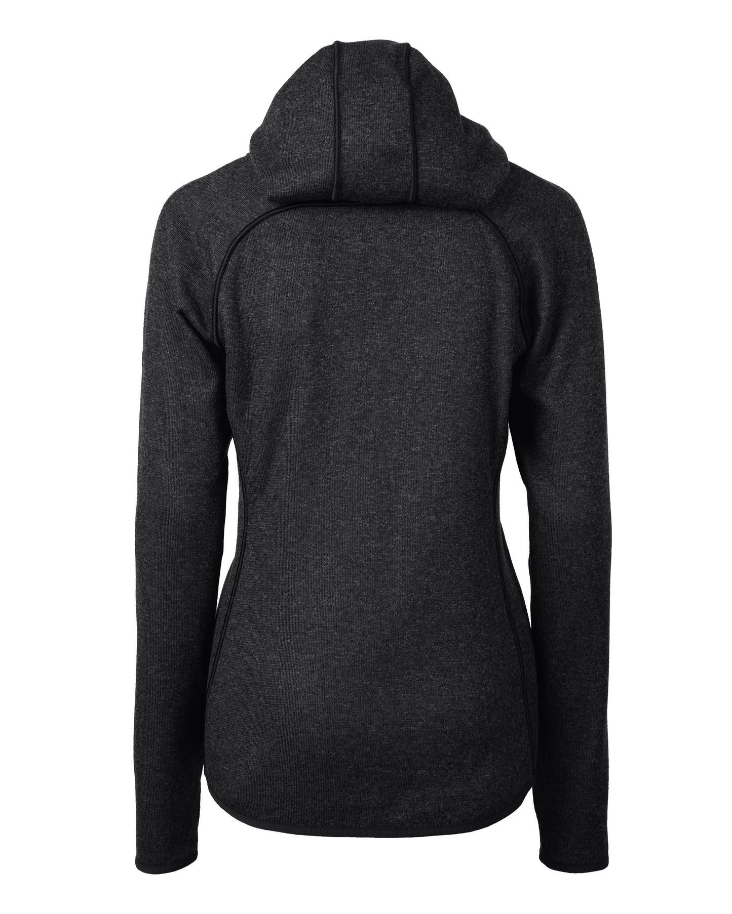 Cutter & Buck Women's Mainsail Sweater-Knit Full Zip Hooded Jacket