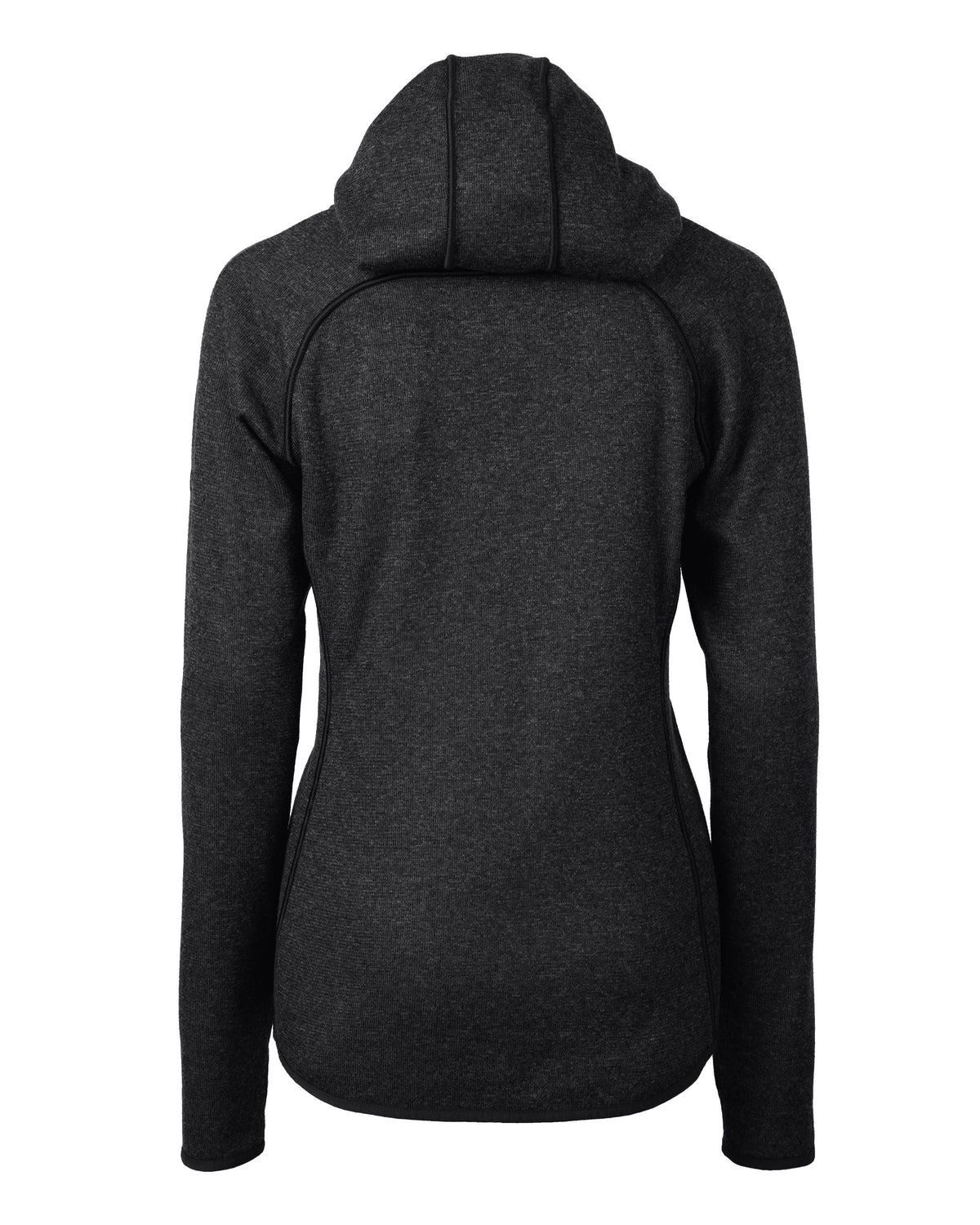 Cutter & Buck Women's Mainsail Sweater-Knit Full Zip Hooded Jacket