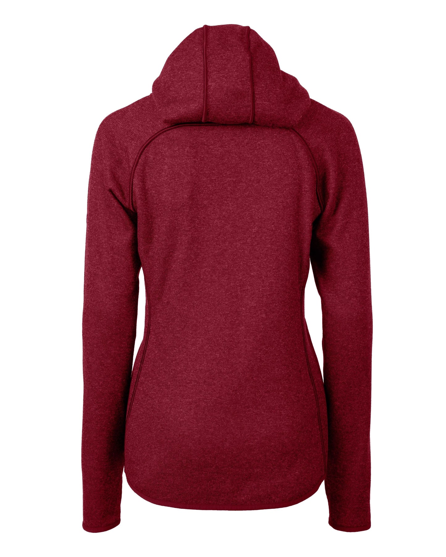 Cutter & Buck Women's Mainsail Sweater-Knit Full Zip Hooded Jacket