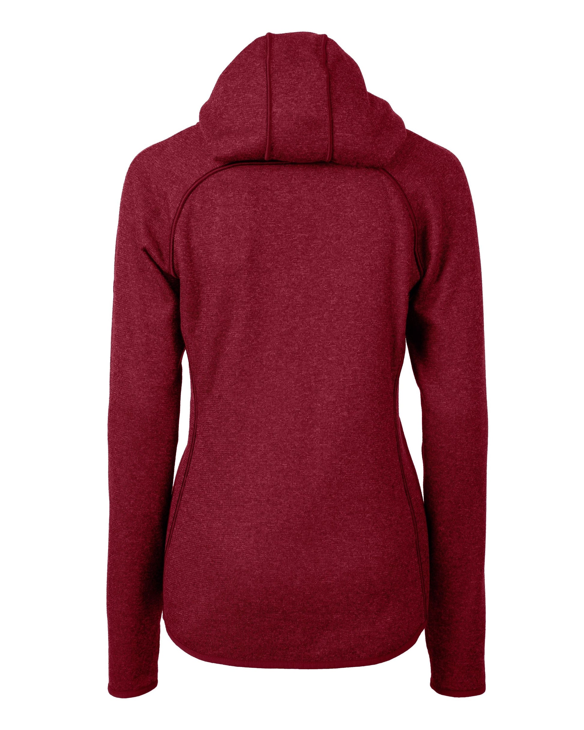 Cutter & Buck Women's Mainsail Sweater-Knit Full Zip Hooded Jacket